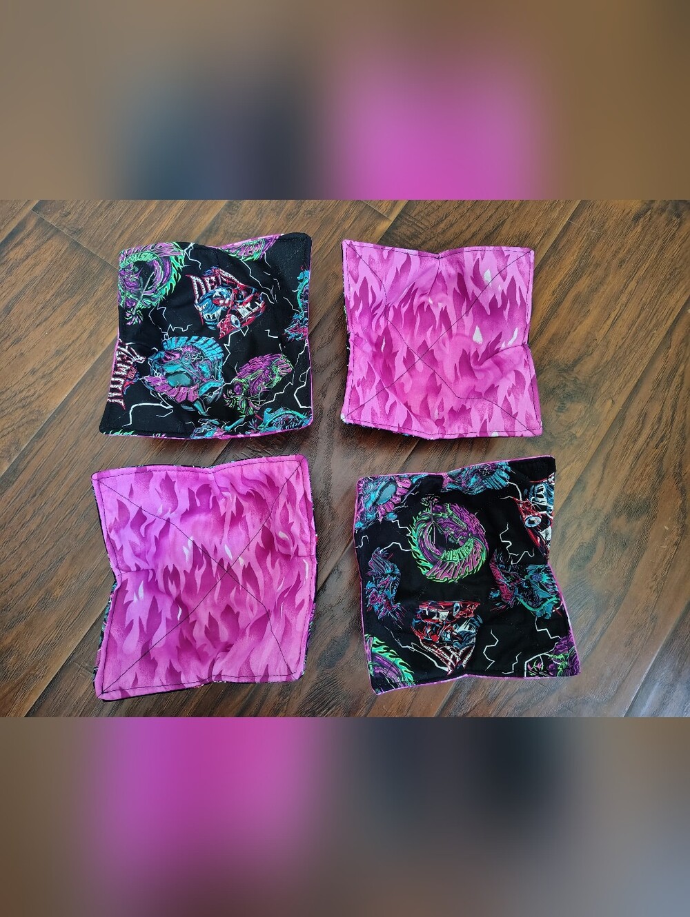 Disney Villains themed Handmade bowl cozy set of four